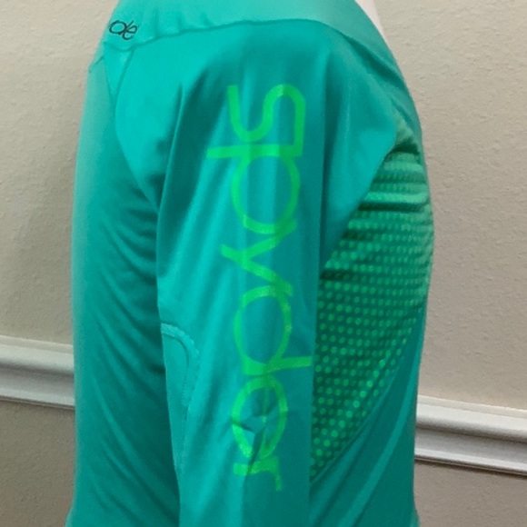 Spyder CYCLING 3/4 SLV TOP - Green - Picture 2 of 16